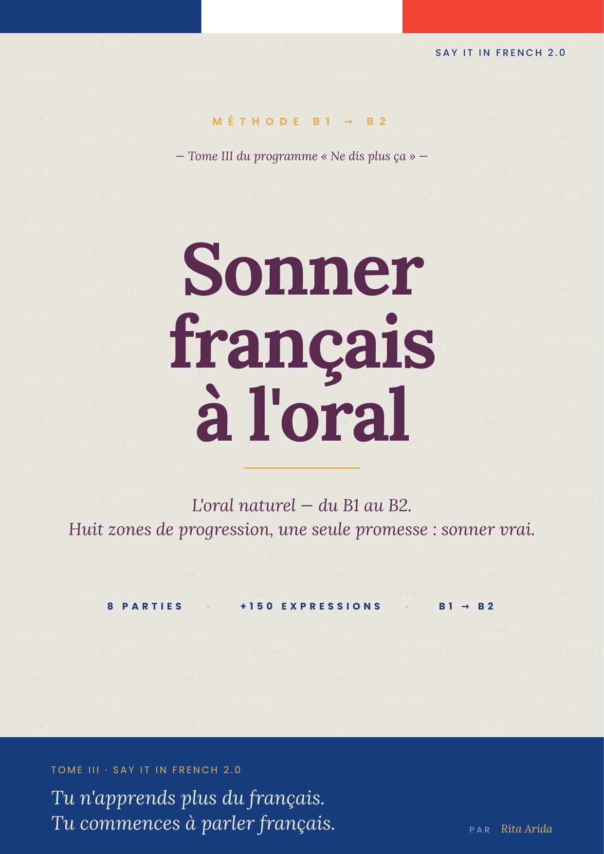 Sonner français à l'oral — Tome III