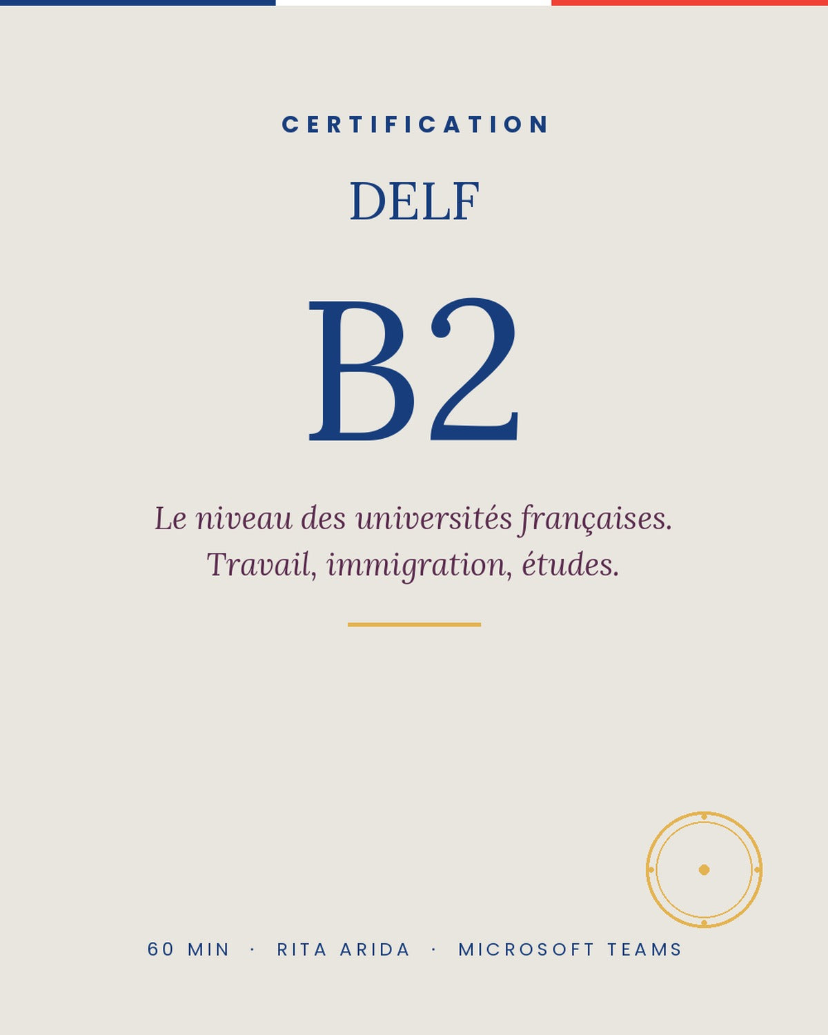 Parcours Intermédiaire - Certification DELF B2